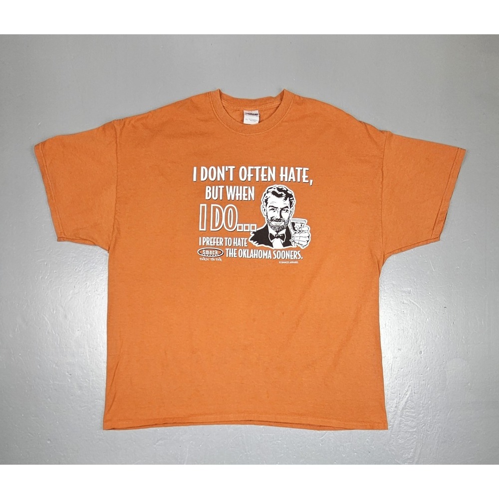I Don't Often Hate But‎ When I Do It's The Oklahoma Sooners T-Shirt Mens 2XL